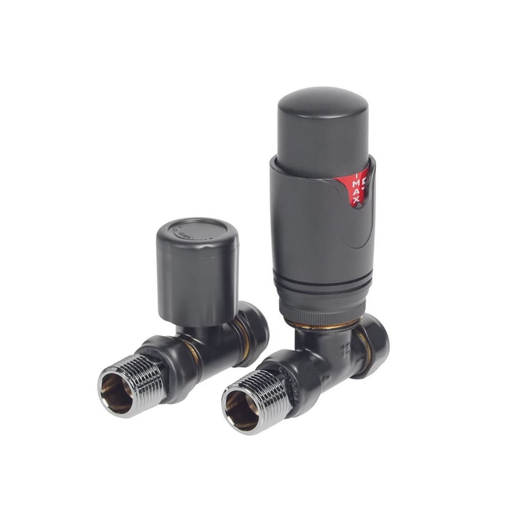 Cutout image of Redroom by Barwick Volcano Angled Thermostatic Radiator Valves